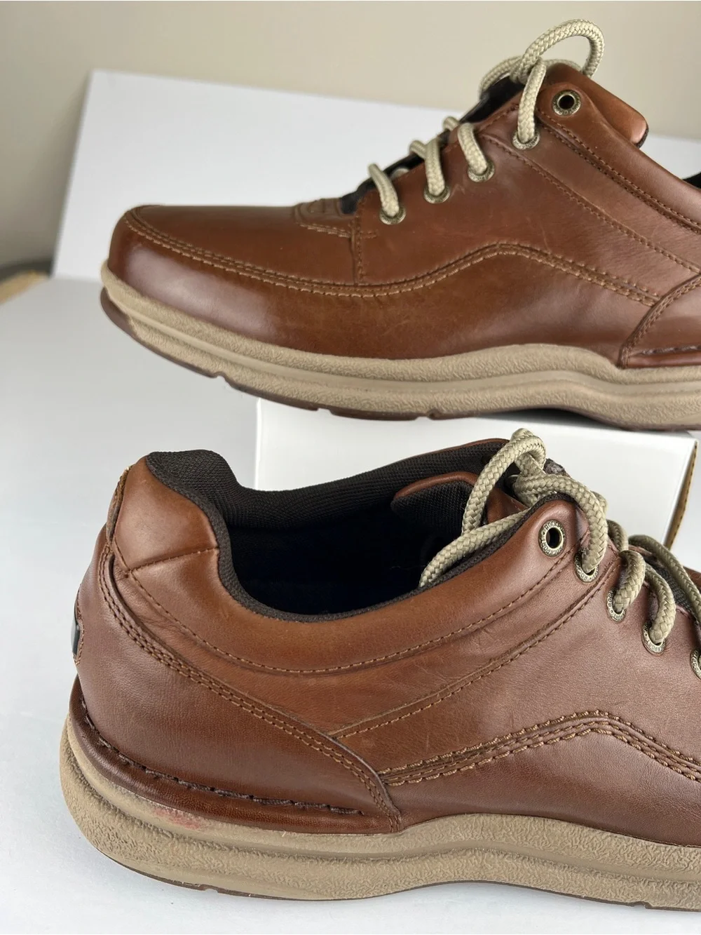 Rockport World Tour Classic CH3940 Brown‎ Men’s Walking Oxford Shoes 11 Wide